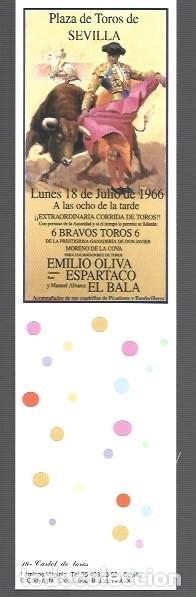 Coleccionismo Marcap&aacute;ginas: MARCAP&Aacute;GINAS EDICI&Oacute;N DE COPYRIGHT CARTEL DE TOROS SEVILLA
