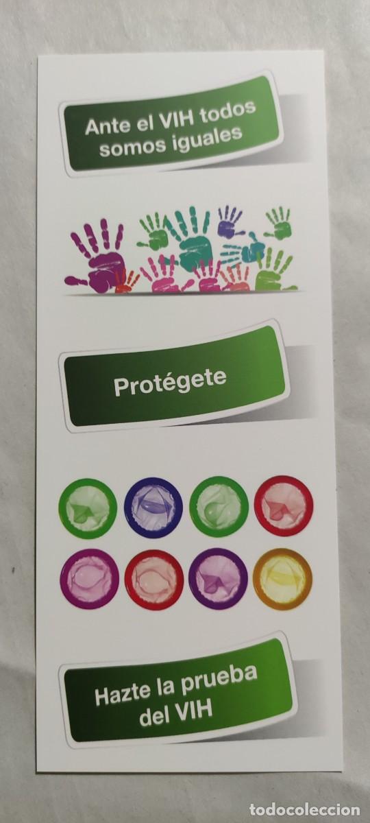Collectionnisme Marque-pages: Marcap&aacute;ginas 2024 - SALUD MADRID - D&Iacute;A MUNDIAL SIDA - SANIDAD PRESERVATIVO SEXO