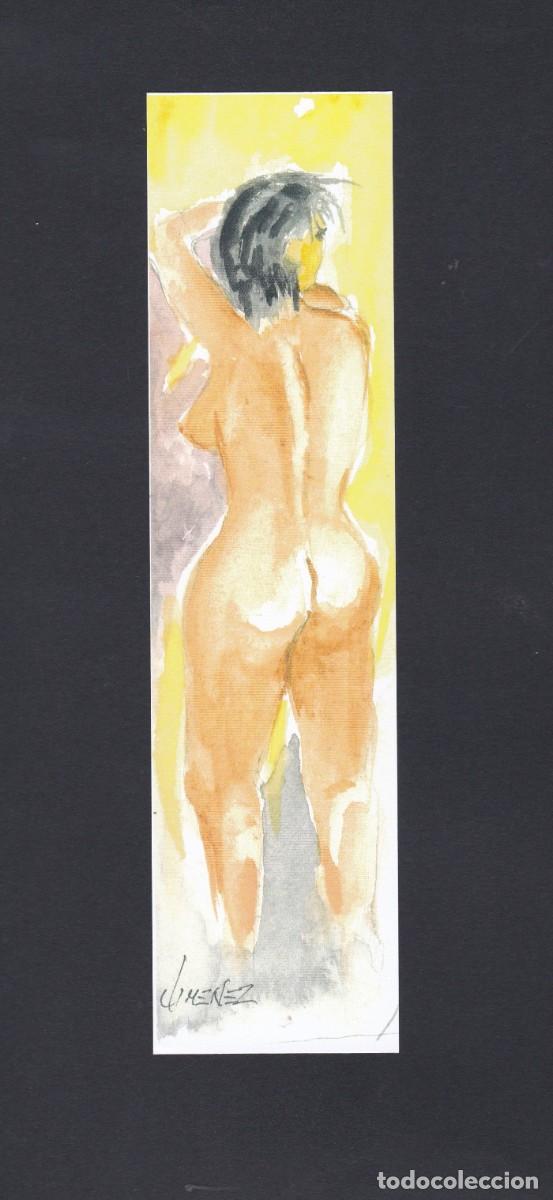 Sammeln von Lesezeichen: Macapaginas desnudo de mujer pintado a mano