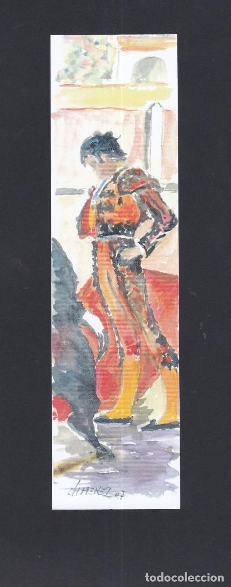 Sammeln von Lesezeichen: Macapaginas figura de torero pintado a mano