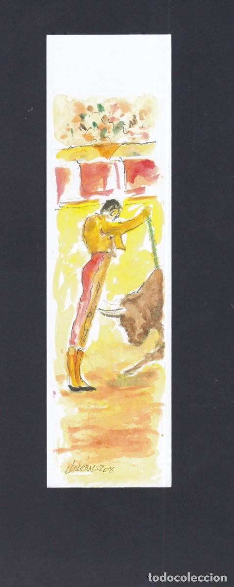 Sammeln von Lesezeichen: Macapaginas figura de torero pintado a mano