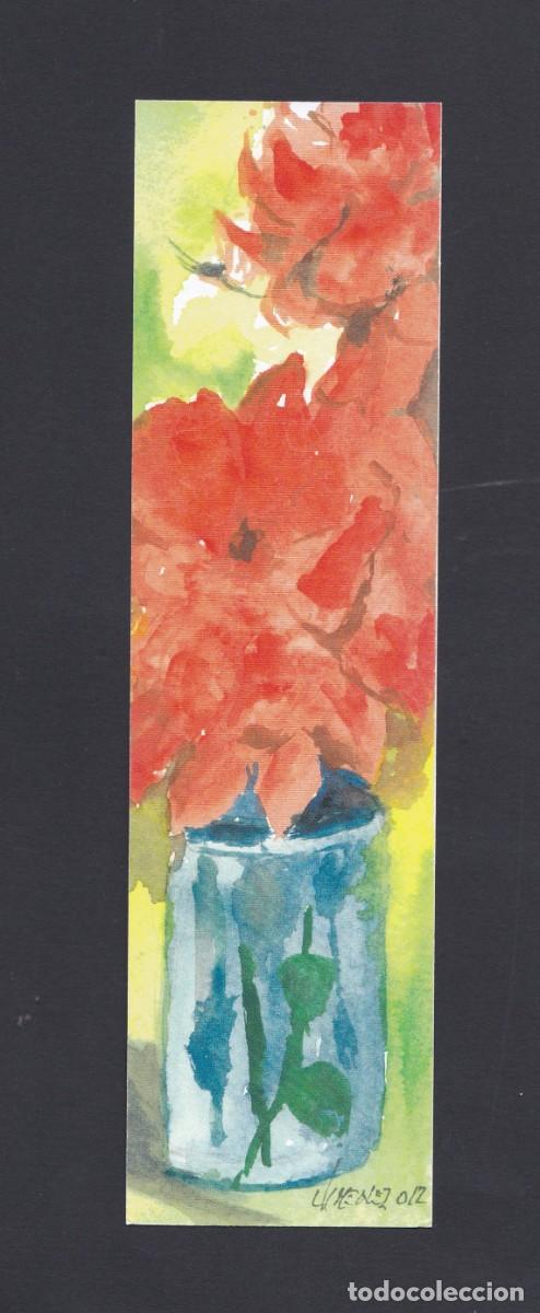 Sammeln von Lesezeichen: Macapaginas Bodeg&oacute;n de flores pintado a mano