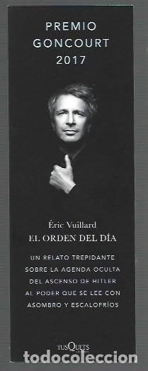 Sammeln von Lesezeichen: MARCAP&Aacute;GINAS EDITO TUS QUETS PREMIO GONCOURT 2017