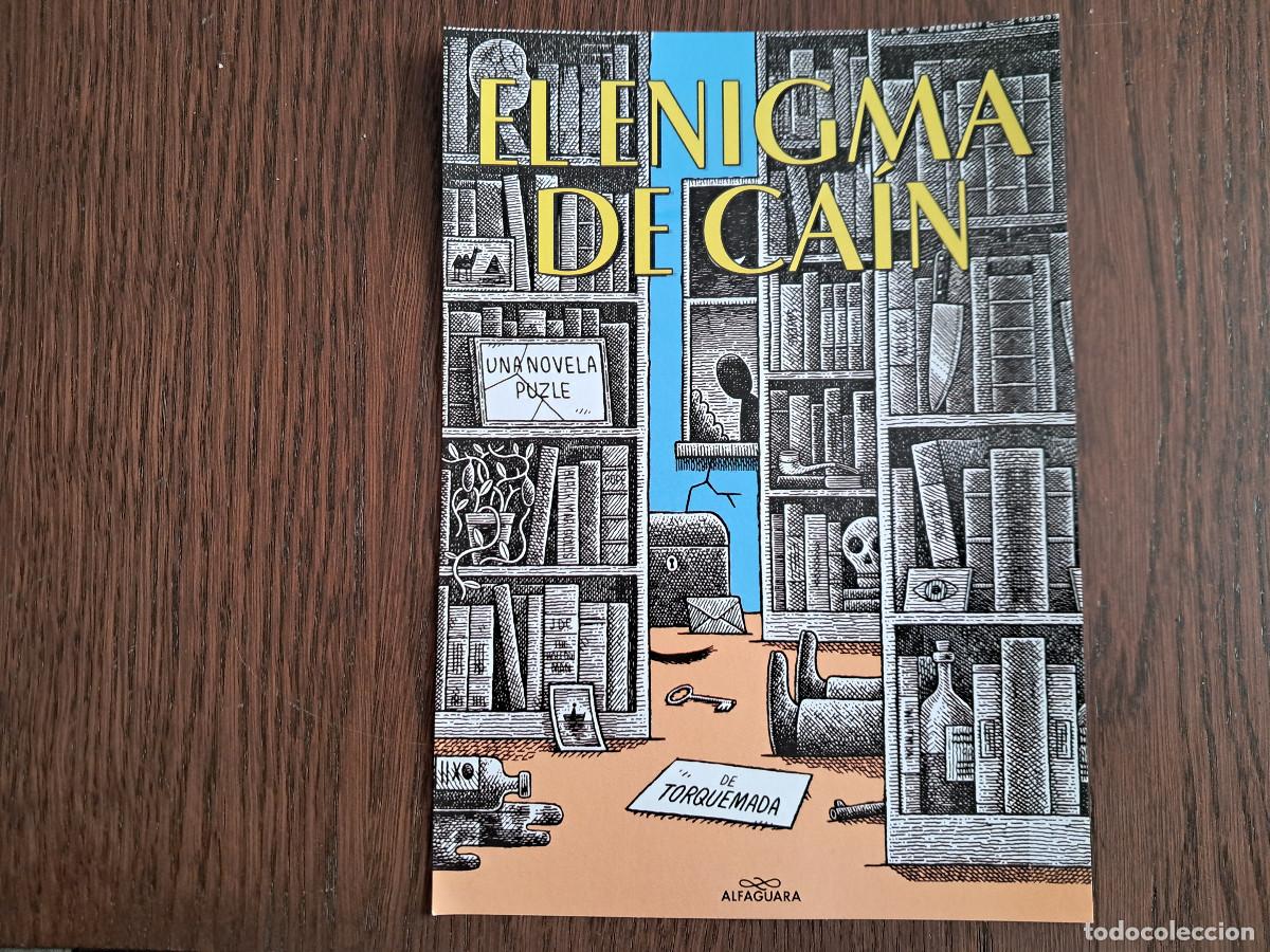 Sammeln von Lesezeichen: marcap&aacute;ginas, punto de libro, formato grande, el enigma de Ca&iacute;n, Torquemada. Alfaguara.