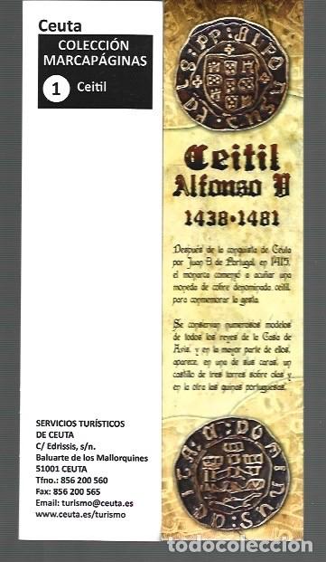 Collectables Bookmark: MARCAP&Aacute;GINAS EDITOR TURISTICOS DE CEUTA TUTULO HIMNO DE CEUTA N &ordm; 1