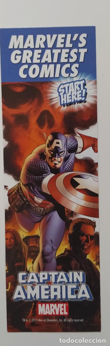 Sammeln von Lesezeichen: Marcap&aacute;ginas Marvel Comics Captain America - Iron Man