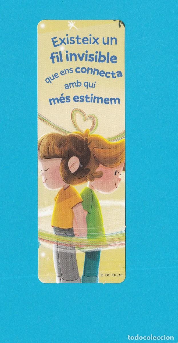 Collectionnisme Marque-pages: Marcapaginas editorial B DE BLOK existeix un fil invisible que ens connecta amb qui m&eacute;s estimem