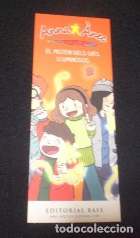 Collectables Bookmark: marcap&aacute;ginas infantil Anna Anec misteri gats lluminosos, editorial Base