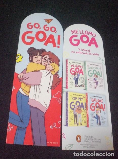 Collectables Bookmark: marcap&aacute;ginas troquelado me llamo Goa, editorial B de Blok