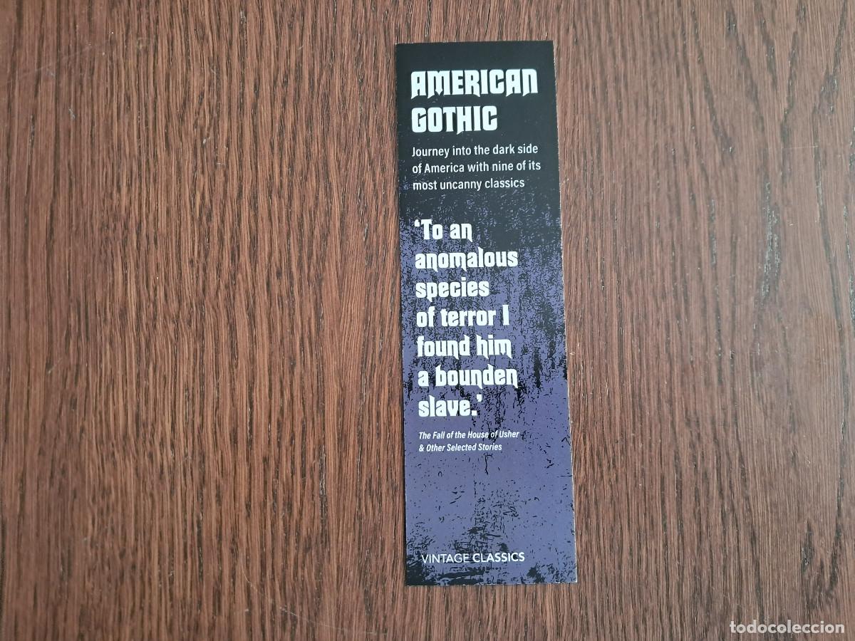 Sammeln von Lesezeichen: marcap&aacute;ginas, punto de libro, American Gothic, vintage classics.