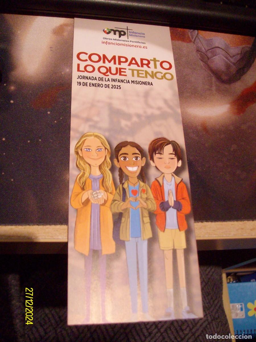 Sammeln von Lesezeichen: MARCAPAGINAS COMPARTO LO QUE TENGO INFANCIA MISIONERA 2025