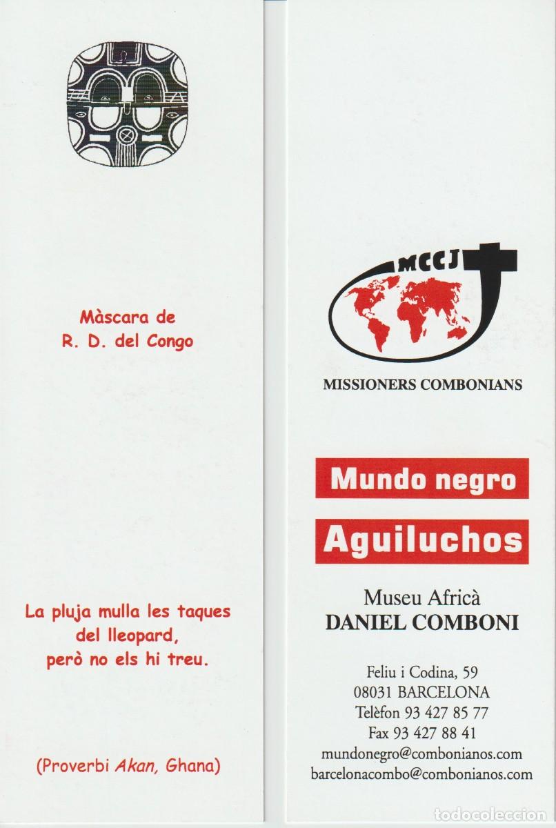 Sammeln von Lesezeichen: MARCAPAGINAS PUNT DE LLIBRE - MASCARA R.D. DU CONGO