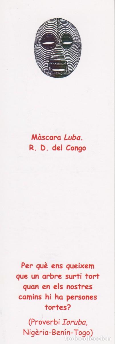 Sammeln von Lesezeichen: MARCAPAGINAS PUNT DE LLIBRE - MASCARA LUBA (R.D. DU CONGO)