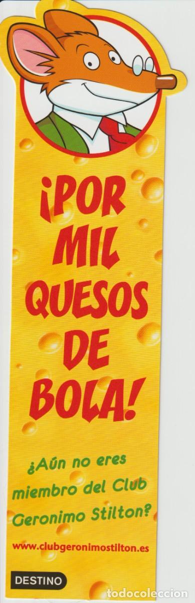 Sammeln von Lesezeichen: MARCAPAGINAS TROQUELADO PUNT DE LLIBRE - GERONIMO STILTON - ED. DESTINO