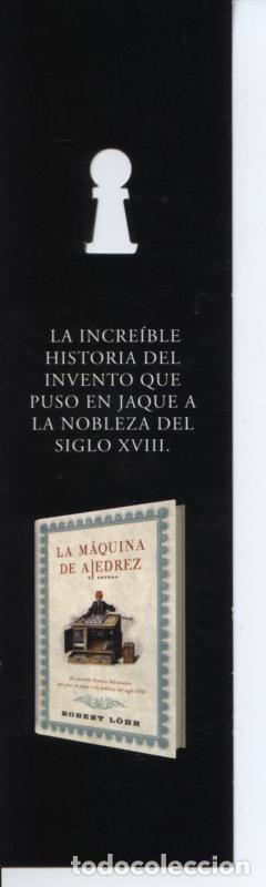 Sammeln von Lesezeichen: MARCAPAGINAS PUNT DE LLIBRE - LA MAQUINA DE AJEDREZ