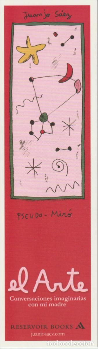 Collectionnisme Marque-pages: MARCAPAGINAS PUNT DE LLIBRE - JUANJO SAEZ. PSUEDO-MIR&Oacute; - ED. RESERVOIR BOOKS
