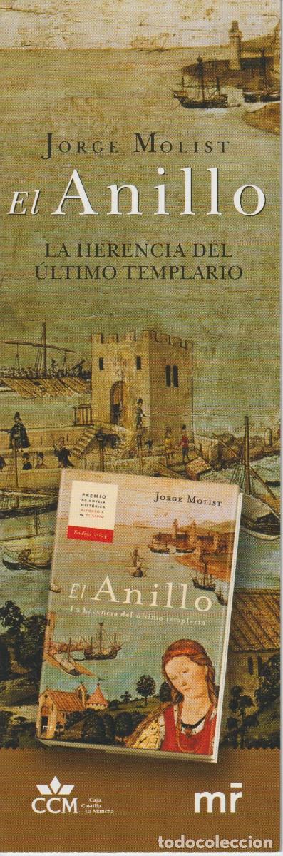 Collectionnisme Marque-pages: MARCAPAGINAS PUNT DE LLIBRE - EL ANILLO JORGE MOLIST - ED. MR