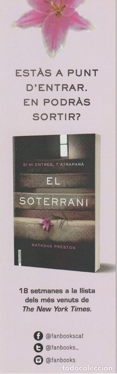 Sammeln von Lesezeichen: MARCAPAGINAS PUNT DE LLIBRE - EL SOTERRANI. NATASHA PRESTON - ED. FANBOOKS