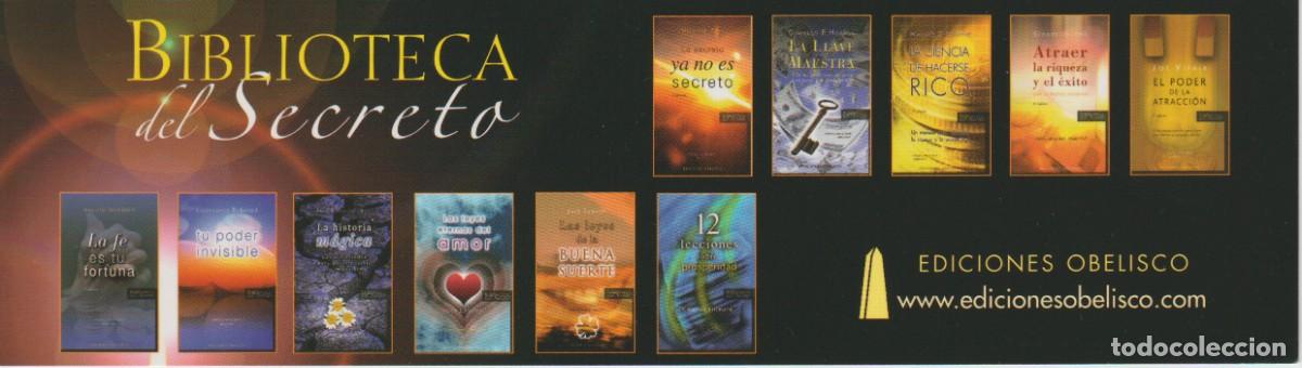Sammeln von Lesezeichen: MARCAPAGINAS PUNT DE LLIBRE - BIBLIOTECA DEL SECRETO - ED. OBELISCO