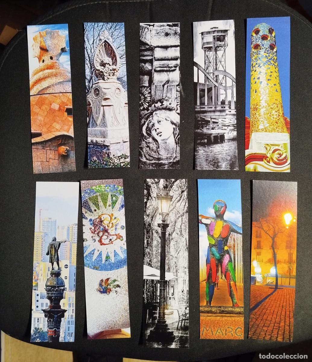 Collectables Bookmark: Lote de 10 marcapaginas de Barcelona originales