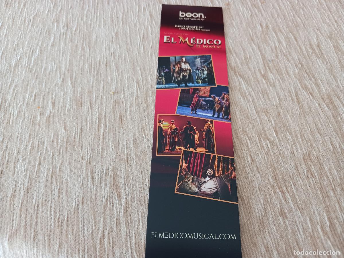 Collectables Bookmark: marcapagina, programa, del musical, el medico, teatre apolo de barcelona, codigo QR