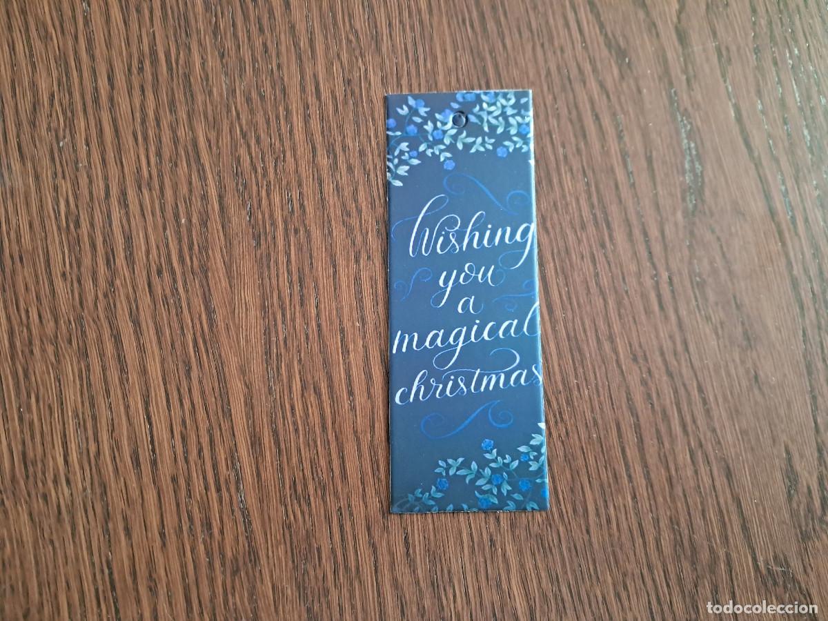 Collectables Bookmark: marcap&aacute;ginas, punto de libro, Wishing you a magical christmas. felicitaci&oacute;n navide&ntilde;a.