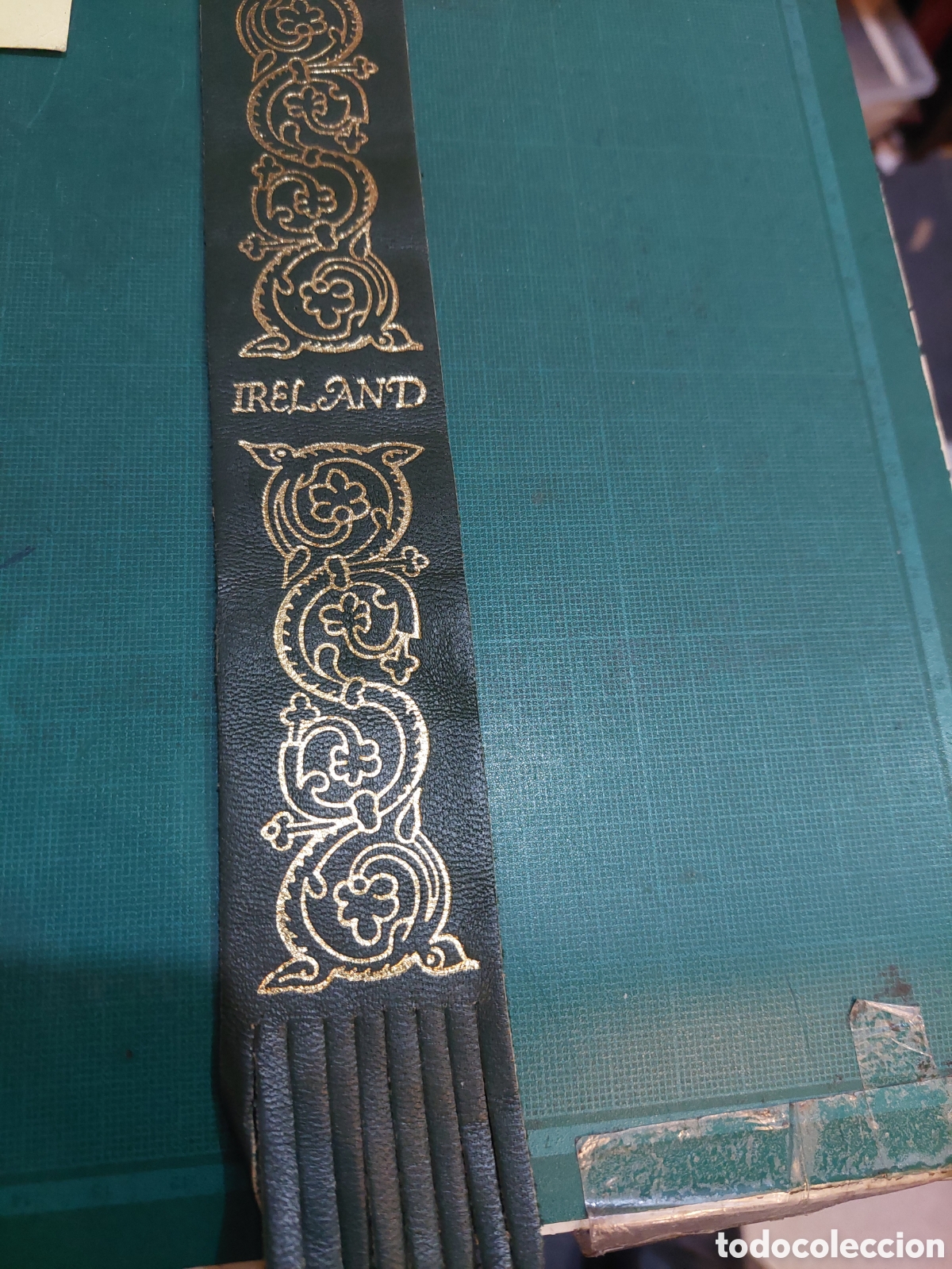 Sammeln von Lesezeichen: IRLANDA MARCAPAGINAS PIEL VINTAGE