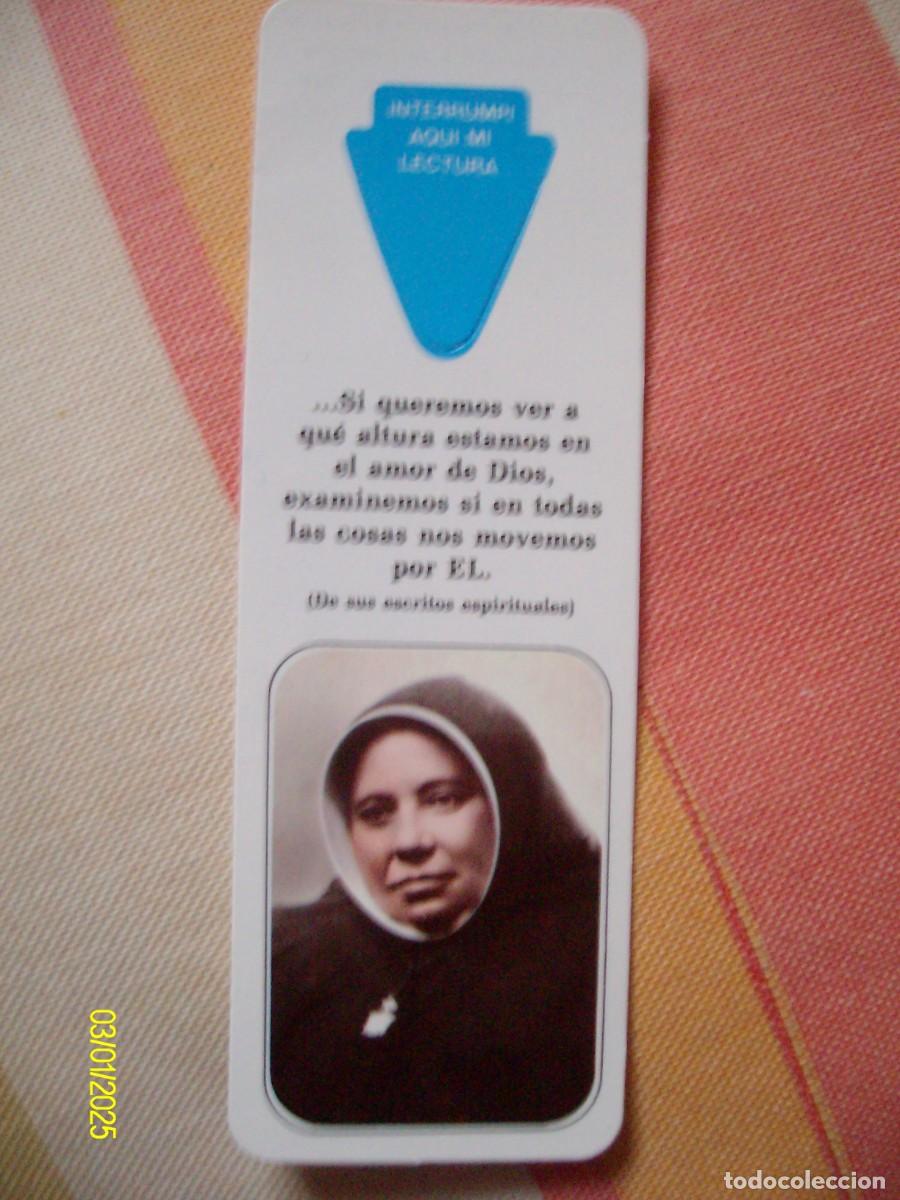 Coleccionismo Marcap&aacute;ginas: MARCAPAGINAS BEATIFICACION GENOVEVA TORRES MORALES ZARAGOZA 1985