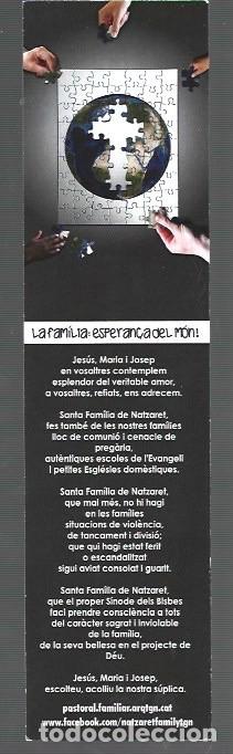 Coleccionismo Marcap&aacute;ginas: MARCAP&Aacute;GINAS EDITOR LA FAMILIA ESPERAN&Ccedil;A DEL M&Oacute;N