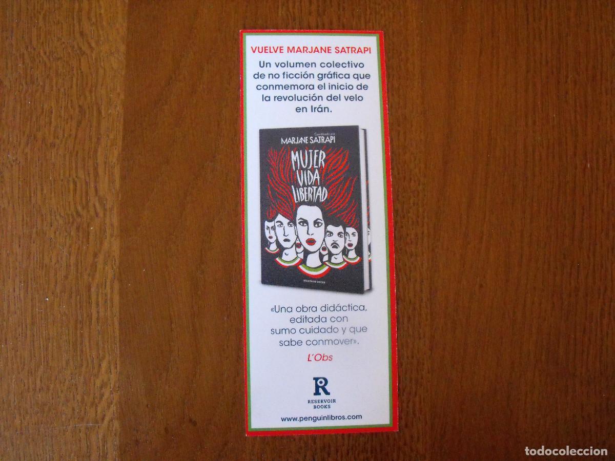Coleccionismo Marcap&aacute;ginas: Marcapaginas. Mujer, vida, libertad. Marjene Satrapi. RESERVOIR BOOKS