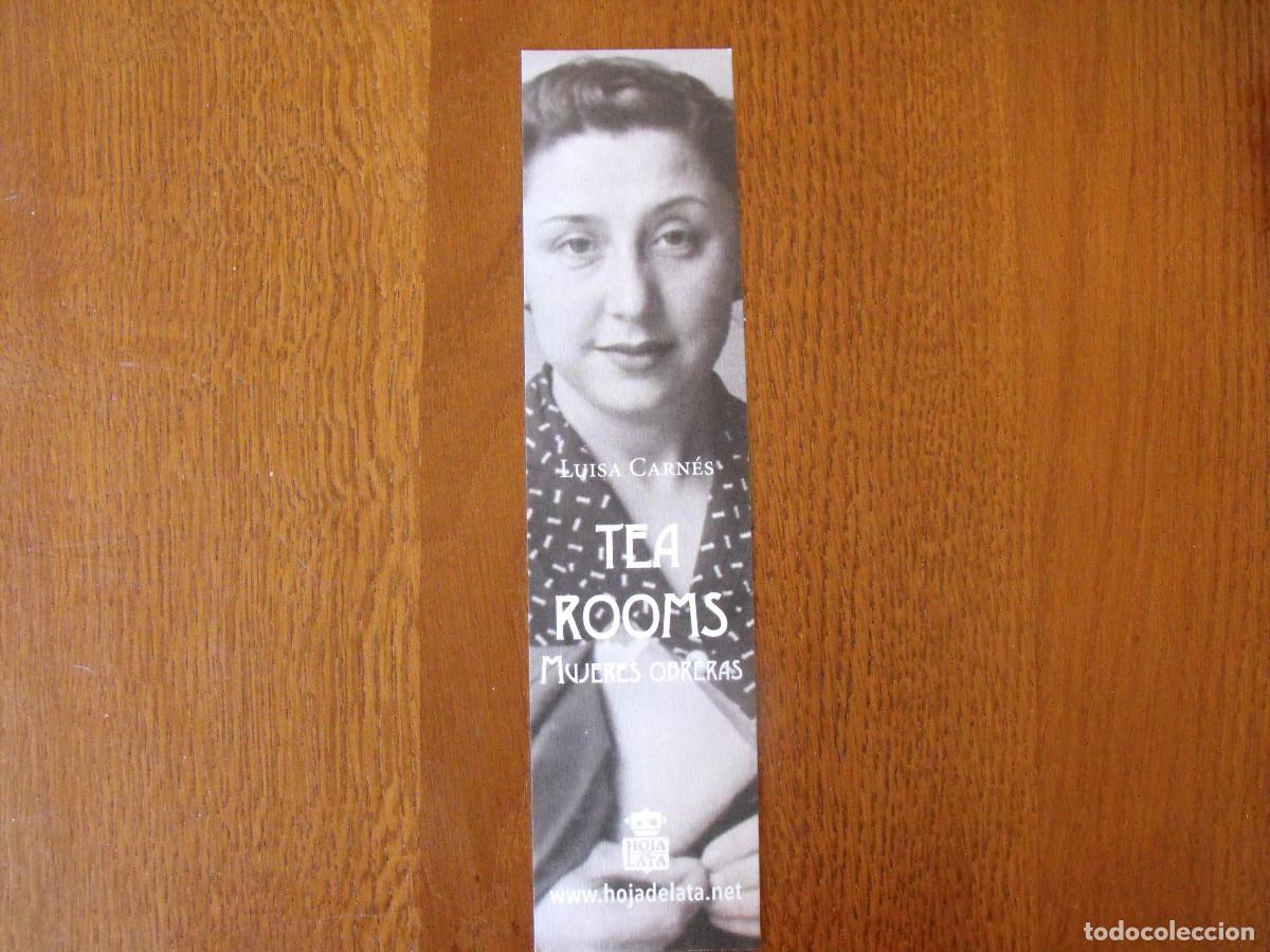 Coleccionismo Marcap&aacute;ginas: Marcapaginas. Tea Rooms. Mujeres Obreras. Luisa Carn&eacute;s. HOJA DE LATA.
