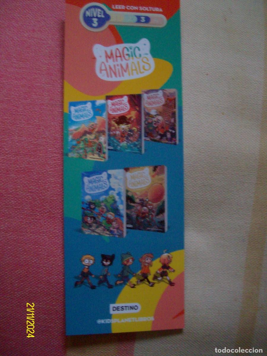 Collectionnisme Marque-pages: MARCAPAGINAS MAGIC ANIMALS LEER ES CRECER NIVEL 3 EDICIONES DESTINO