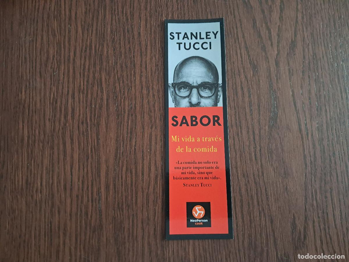 Coleccionismo Marcap&aacute;ginas: marcap&aacute;ginas, punto de libro, sabor, mi vida a trav&eacute;s de la comida, Stanley Tucci. Neoperson cook