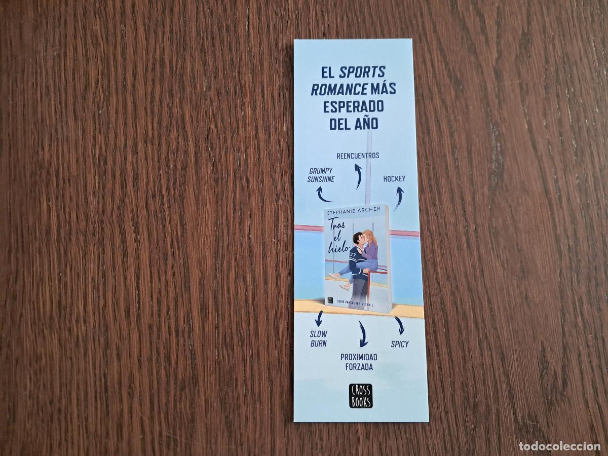 Coleccionismo Marcap&aacute;ginas: marcap&aacute;ginas, punto de libro, Tras el hielo, Stephanie Archer. Cross books.