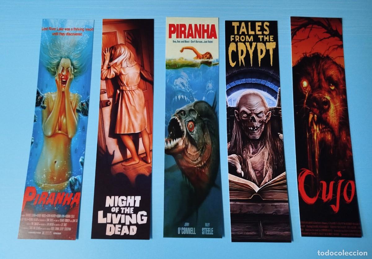 Collectables Bookmark: Coleccion de 10 puntos de libro de peliculas de terror (bloque 11)