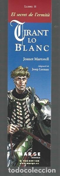 Collectables Bookmark: MARCAP&Aacute;GINAS DE EDITOR MAFGE TIRANT LO BLANC