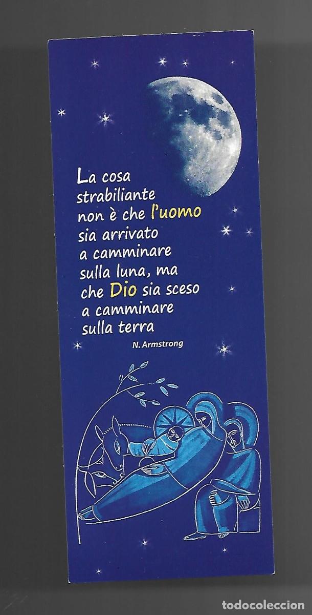 Coleccionismo marcap&aacute;ginas: Segnalibro Religioso - La Luna - Foto 1