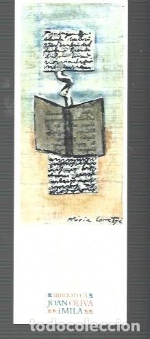 Coleccionismo Marcap&aacute;ginas: MARCAP&Aacute;GINAS EDICI&Oacute;N DE BIBLIOTECA JOAN OLIVA I MILA VILANOVA I LA GELTRU