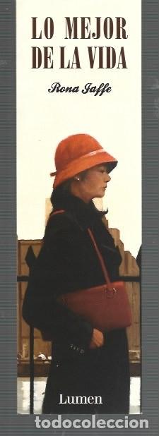 Coleccionismo Marcap&aacute;ginas: MARCAP&Aacute;GINAS EDICI&Oacute;N DE LUMEN LO MEJOP DE LA VIDA