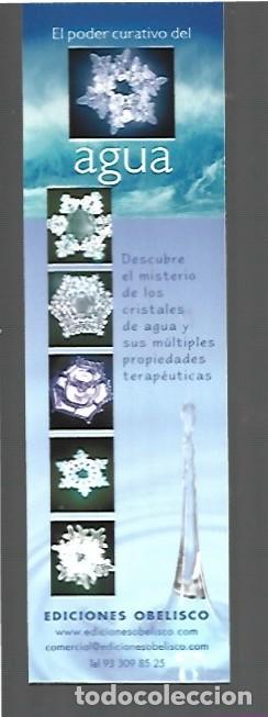 Collectables Bookmark: MARCAP&Aacute;GINAS DE EDICIONES DE OBELISCO EL PODER CURATIVO DEL AGUA