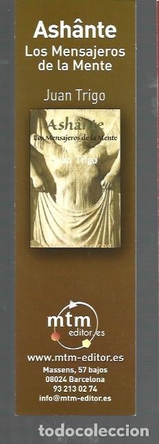 Collectables Bookmark: MARCAP&Aacute;GINAS DE EDICIONES DE NTN PINTEM ASHANTE LOS MENSAJEROS DE LA MENTE