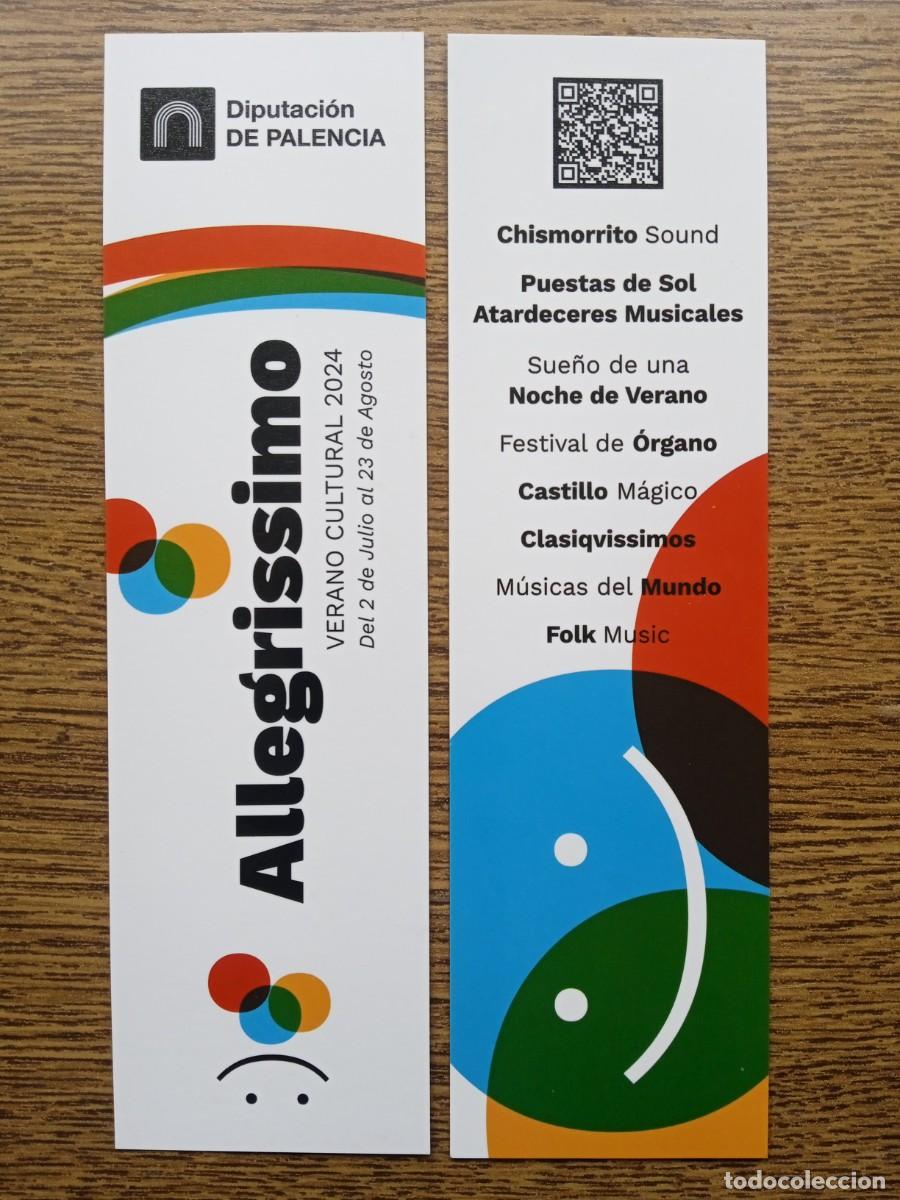 Collectables Bookmark: Marcapaginas - allegrissimo - diputaci&oacute;n de Palencia (216)