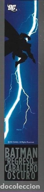 Collectables Bookmark: MARCAP&Aacute;GINAS EDICI&Oacute;N DE PLANETA DeAGOSTINI BATMAN REGRESO DEL CABALLERO OSCURO