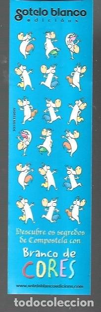 Collectables Bookmark: MARCAP&Aacute;GINAS EDICI&Oacute;N DE GOTELO BLANCO BRANCO DE CORES