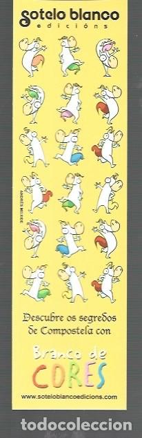 Collectables Bookmark: MARCAP&Aacute;GINAS EDICI&Oacute;N DE GOTELO BLANCO BRANCO DE CORES
