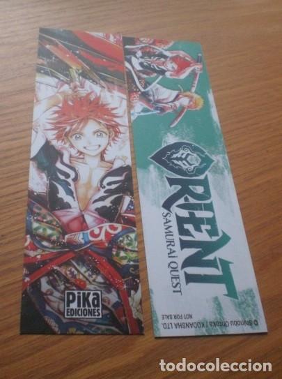 Coleccionismo marcap&aacute;ginas: marcap&aacute;ginas manga Orient Samurai Quest, Pika Ediciones - Foto 1