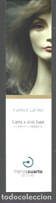 Collectables Bookmark: MARCAP&Aacute;GINAS EDICI&Oacute;N DE MENOS CUATRO CARTA A DON JUAN