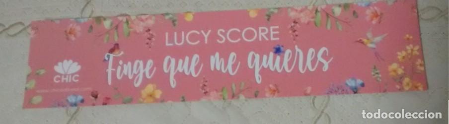 Collectables Bookmark: marcap&aacute;ginas finge que me quieres, editorial Chic