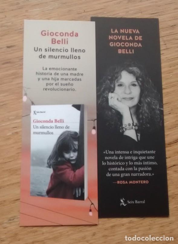 Coleccionismo Marcap&aacute;ginas: marcap&aacute;ginas silencio murmullos, editorial Seix Barral