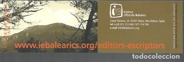 Collectables Bookmark: MARCAP&Aacute;GINAS DE EDITOR DE TRES DE DE LAS ISLAS BALEARES